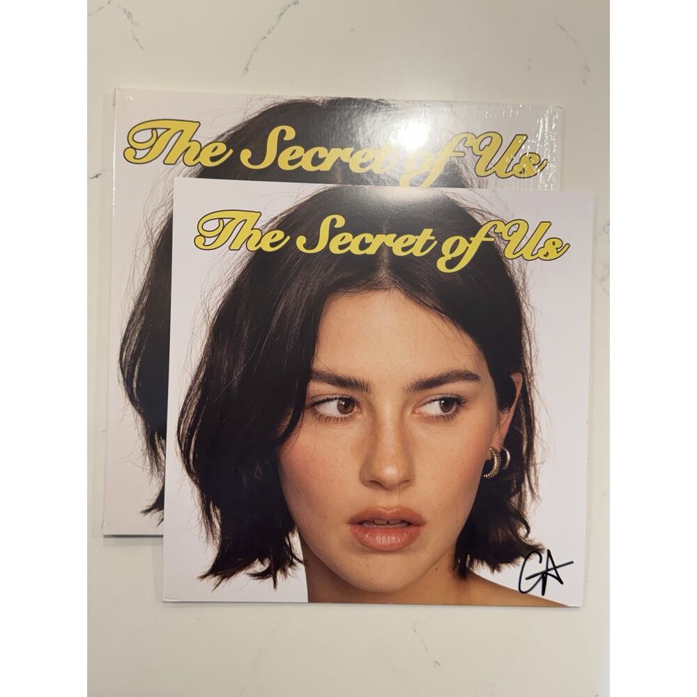 Gracie Abrams The Secret of US Vinyl SIGNED AUTOGRAPHED Limited Yellow Edition#5
